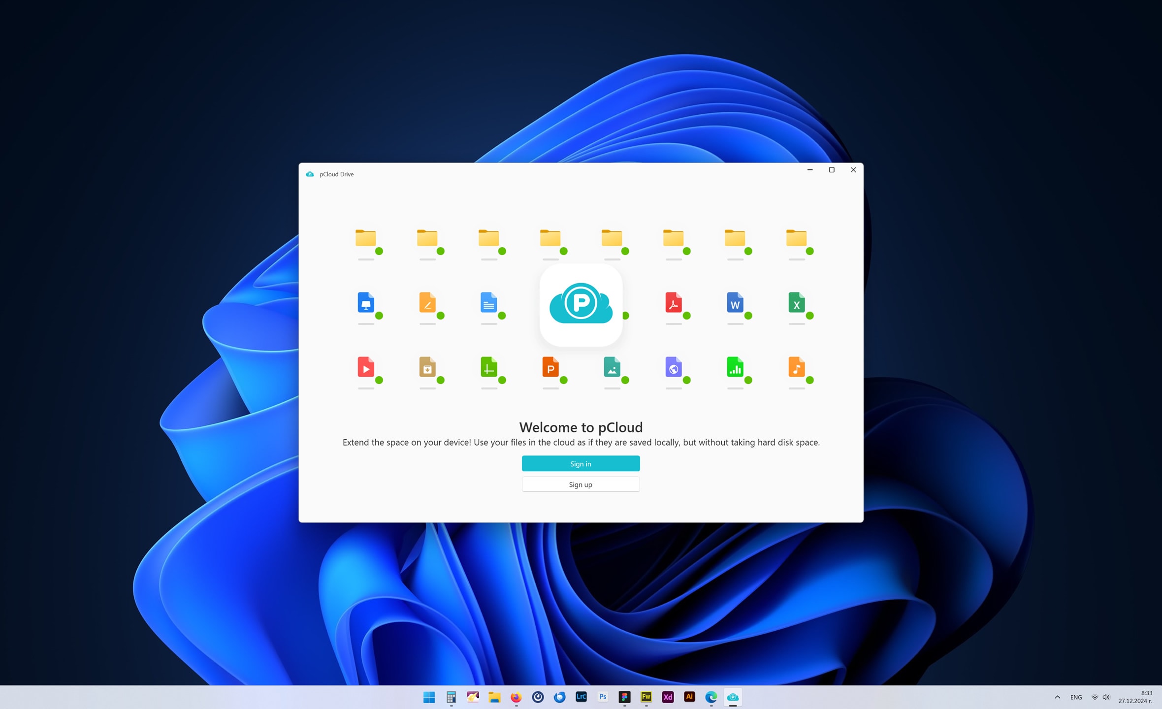 Regístrate o inicia sesión para disfrutar de tu nueva unidad virtual. Accede, edita y comparte fácilmente tus archivos y carpetas.