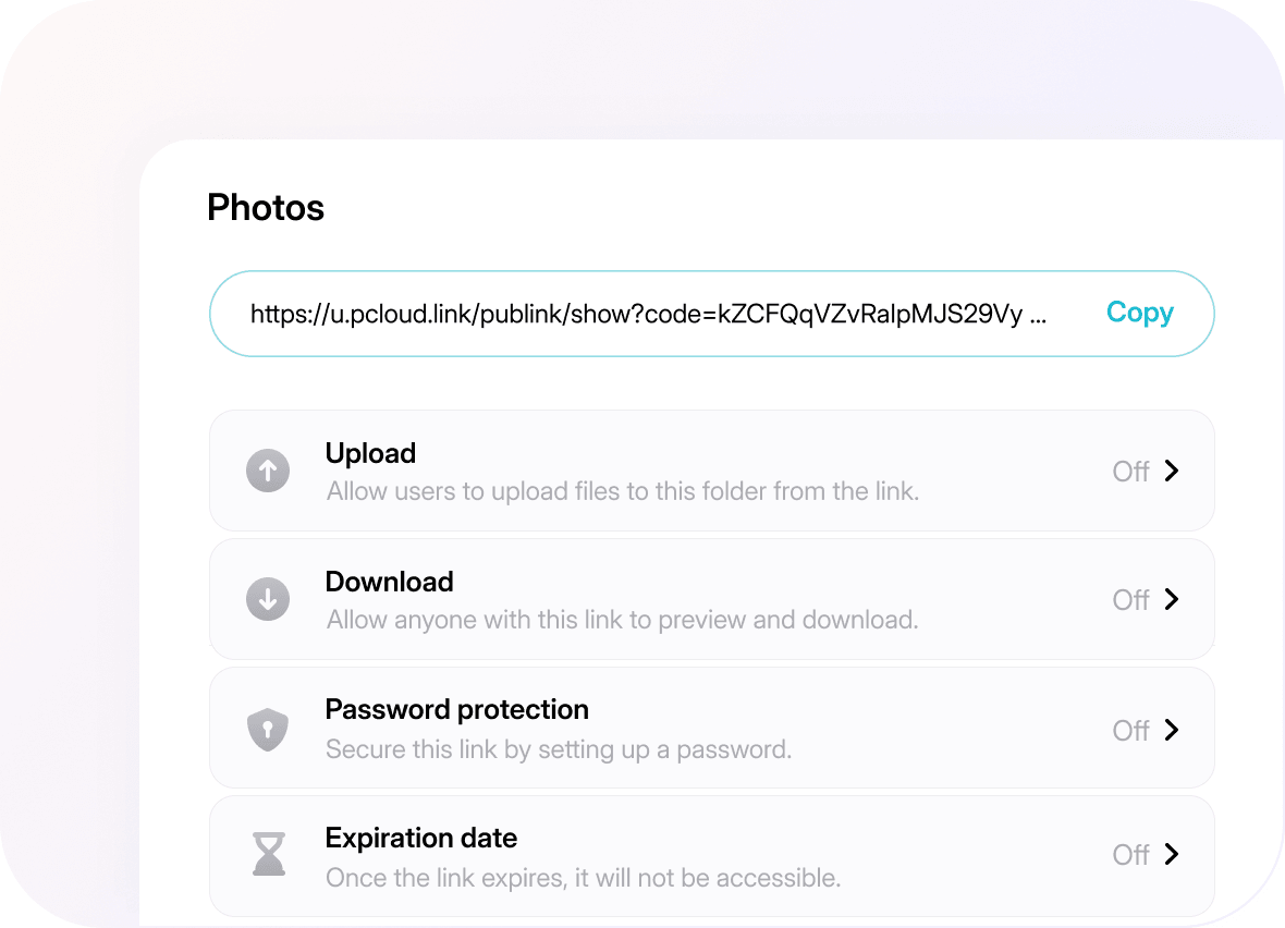 Share files & folders