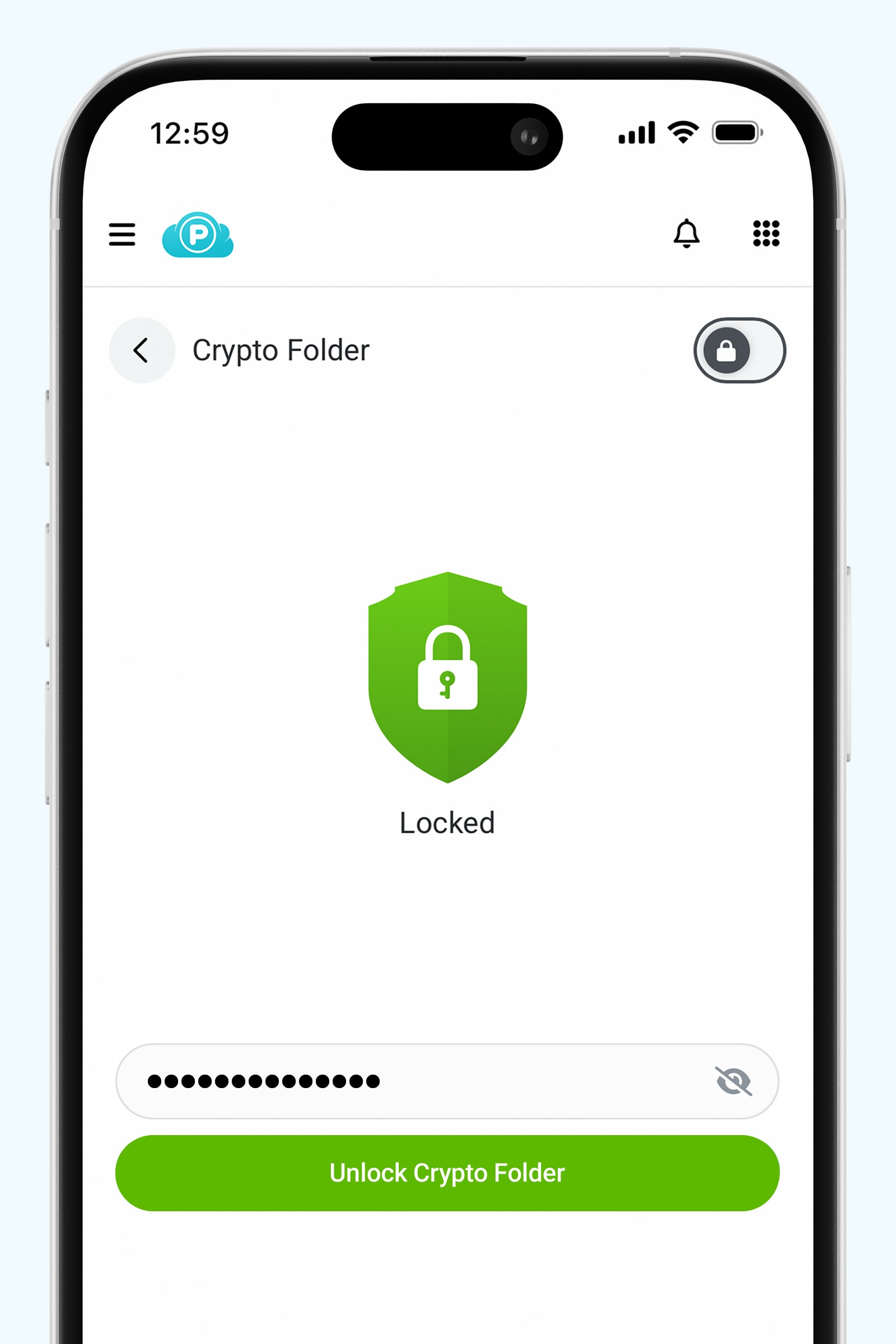 Encryptionの有効化