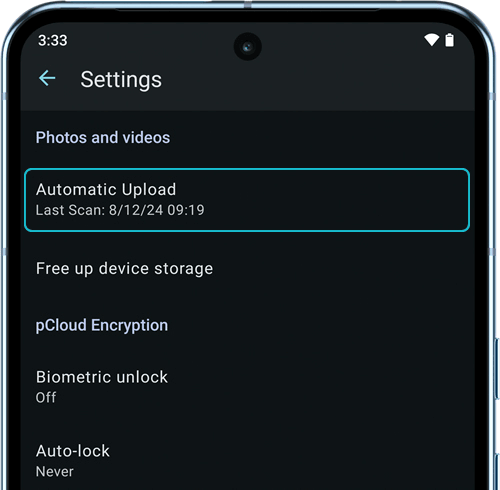 1. Open the app's settings: