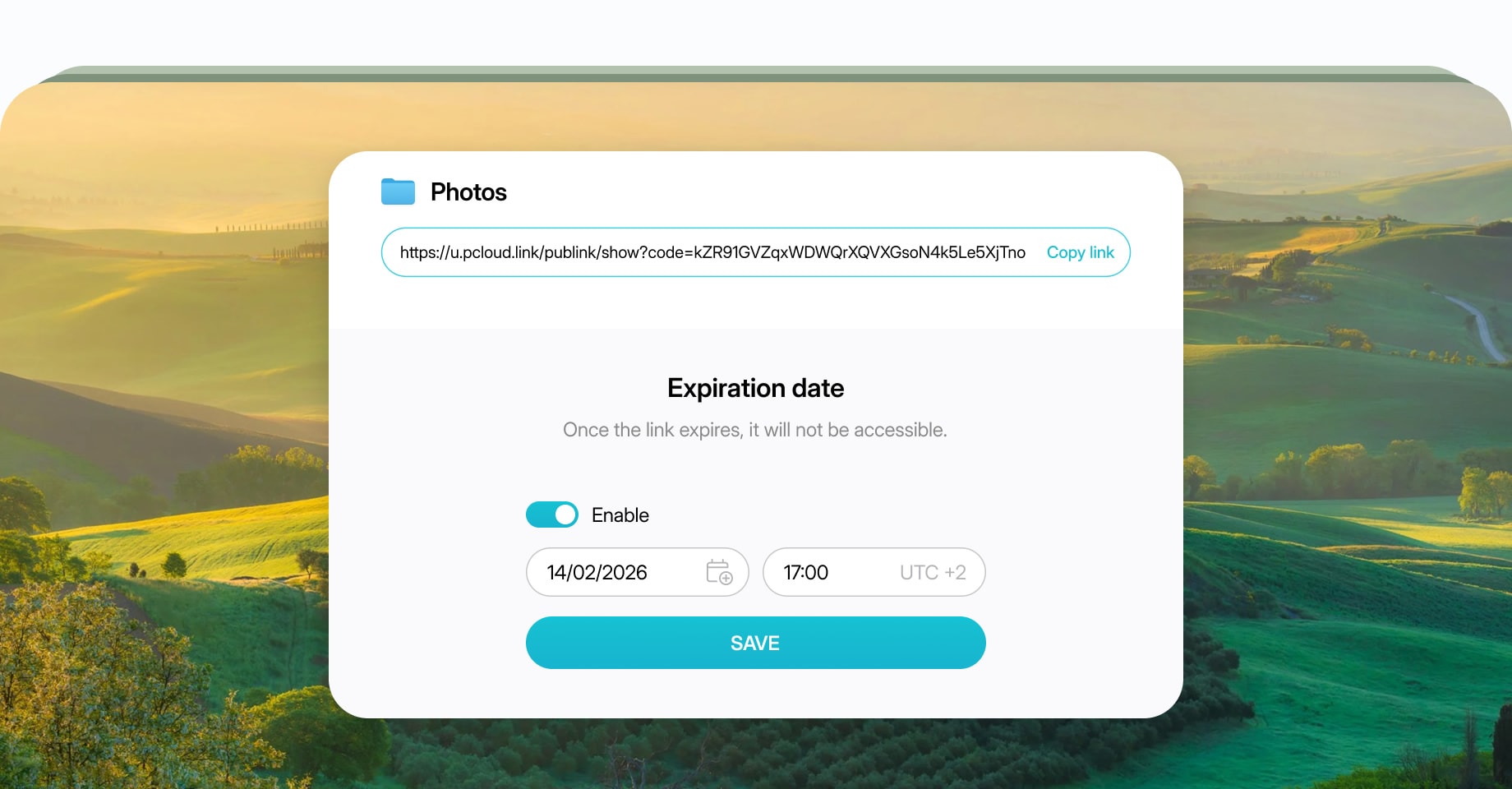Expiring links