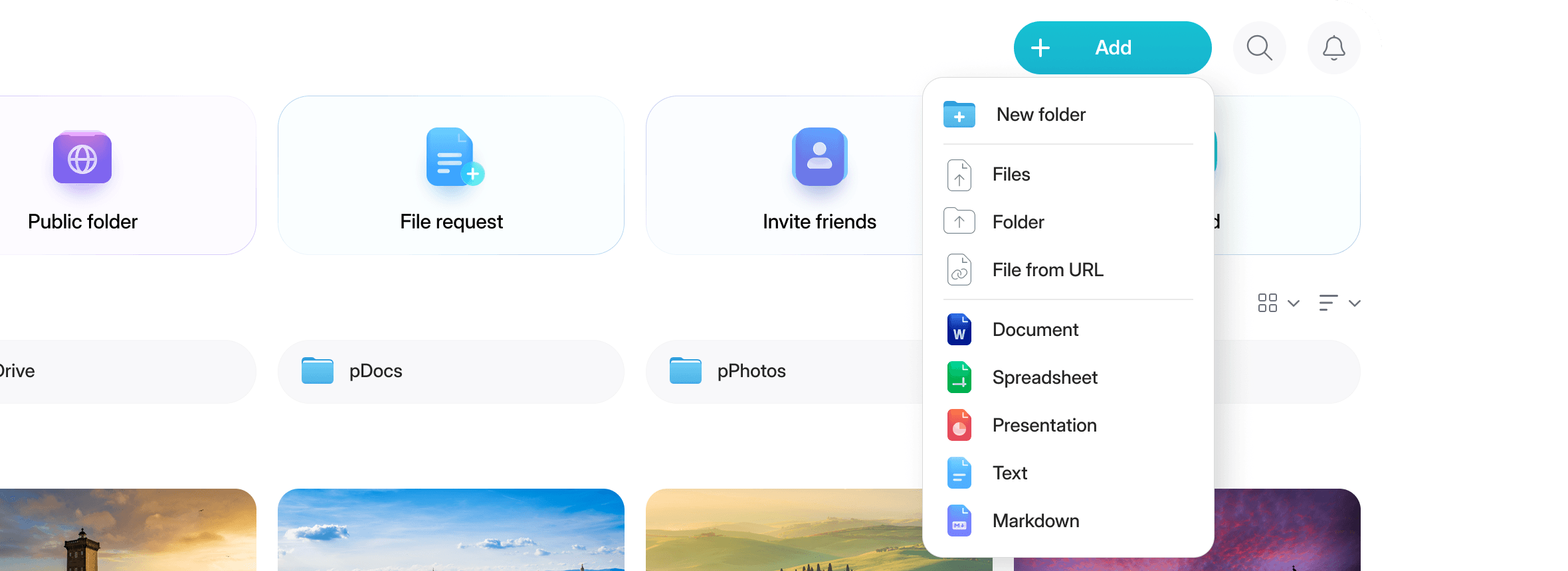 Create new files