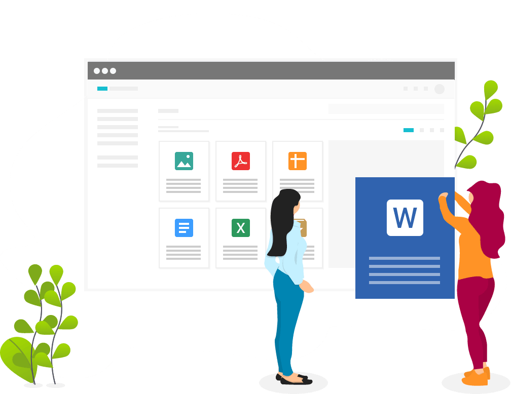 Collaborate with colleagues on common set of files. All the data is synced to all your devices at all times.