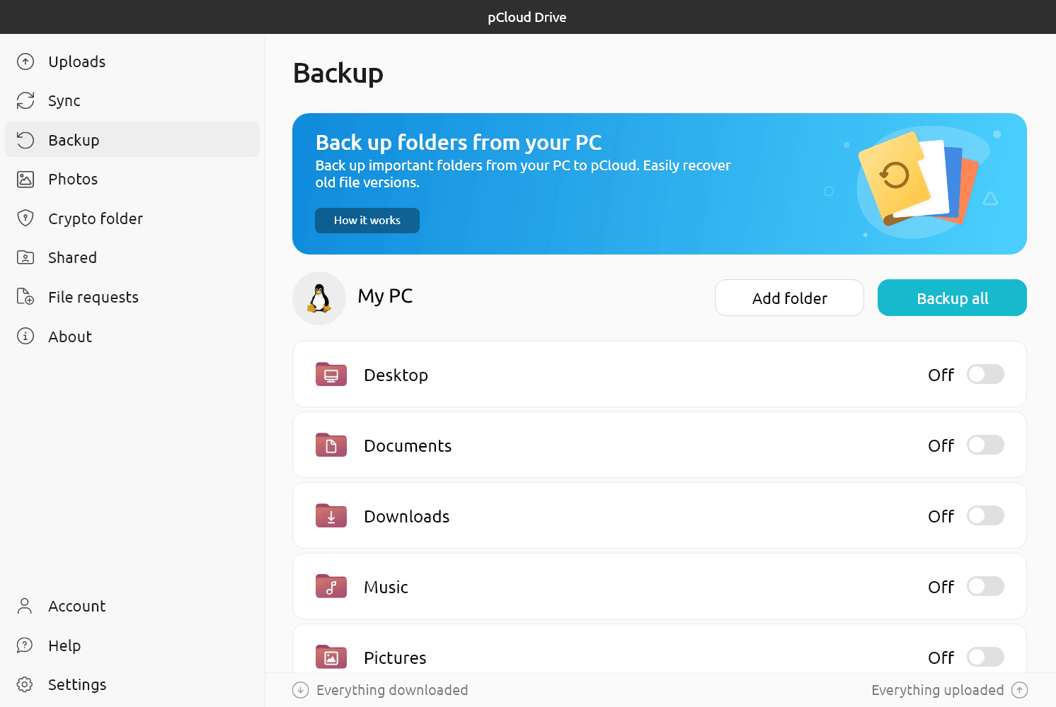 Back Up
