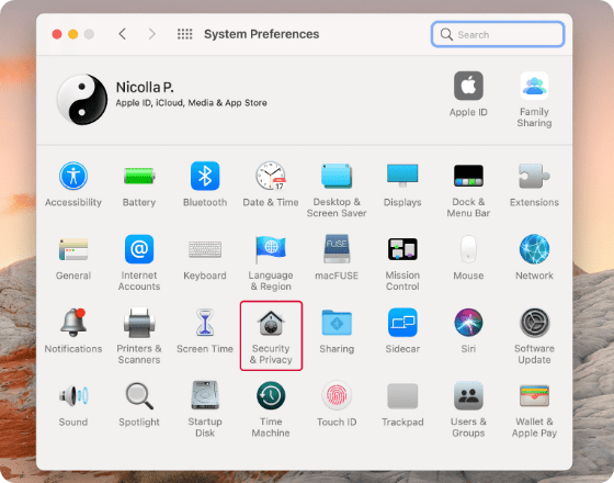 Open System Preferences > Security & Privacy > General (tab)